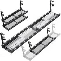 Bandeja de gerenciamento de cabos WIGAKDRU extensível de 79 cm de metal