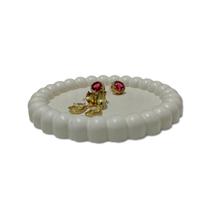 Bandeja de Gesso Flower Offwhite Bandeja de Gesso Flower Offwhite