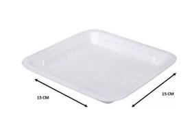 Bandeja De Isopor Branca Fr-01 Com 50 Unidades