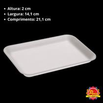 Bandeja de Isopor M-03 para Padaria e Frios 10un Meiwa