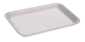 Bandeja De Isopor Rasa Branca Fr-03 Com 50 Unidades Bandeja De Isopor Rasa Branca Fr-03 Com 50 Unidades