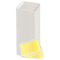 Bandeja de Isopor Rasa Copoplast B2 Rasa 100 Unidades 21x14,5cm Alimentos Frios Pães Padaria Mercado