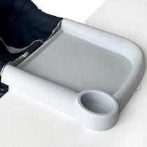 Bandeja de jantar para bebês AukeyStar Fast Table Chair Silicone Grey Bandeja de jantar para bebês AukeyStar Fast Table Chair Silicone Grey