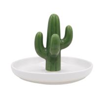 Bandeja de joias MOSSTYUS Bathroom Ring Holder Cactus Porcelain Bandeja de joias MOSSTYUS Bathroom Ring Holder Cactus Porcelain