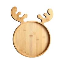 Bandeja De Madeira Em Forma De Rena Para Natal, Prato De Doces, Salada, Sashimi, Sushi, Nozes, Bandeja De Madeira Em Forma De Rena Para Natal, Prato De Doces, Salada, Sashimi, Sushi, Nozes,