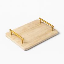 Bandeja de Mármore Travertino Bandeja de Mármore Travertino