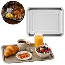 Bandeja de Metal 35cm P/ Garçom e Bar Hotel Restaurante Bandeja de Metal 35cm P/ Garçom e Bar Hotel Restaurante