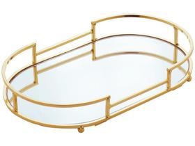 Bandeja de Metal Decorativa Wolf Casa 60909 16x26cm