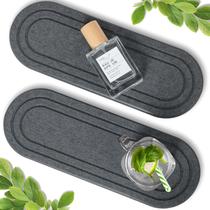 Bandeja de pedra absorvente de água Lyxel Fast Drying Diatomite 2PCS