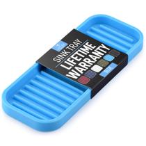 Bandeja de Pia Zulay em Silicone - Suporte para Esponja (9 x 3,5 Polegadas) - Azul