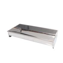 Bandeja De Proteção Inox para Churrasqueira Espetinho Móv - PRE MOLDADO LAURINDOS