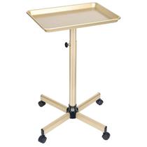 Bandeja de salão FWOD BIBTO Champagne Gold com altura ajustável Bandeja de salão FWOD BIBTO Champagne Gold com altura ajustável