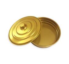 Bandeja De Santa Ceia Em Alumínio dourada Pão