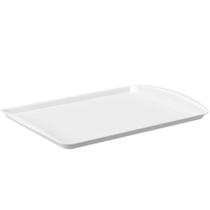 Bandeja de Self Service Branca 34,5x23,5cm Plástico Coza Uno Horeca Servir Fast Food