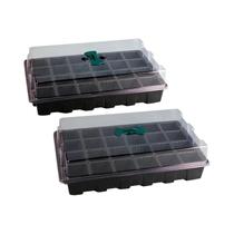 Bandeja De Sementes Com 24 Células, Caixa De Plantio Respirável Para Flores E Vegetais Bandeja De Sementes Com 24 Células, Caixa De Plantio Respirável Para Flores E Vegetais
