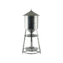 Bandeja de sementes Woodlink FDR Galvanized Water Tower cinza 16,25 cm Bandeja de sementes Woodlink FDR Galvanized Water Tower cinza 16,25 cm