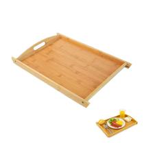 Bandeja de Servir em Bambu com Alças 52x34cm FRG5114