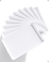 Bandeja de servir Lifewit Plastic para festa 38x25cm branca (10 unidades)
