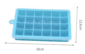 Bandeja de silicone para fazer cubos de gelo Wokex Blue 18x12,6cm