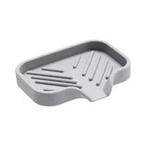 Bandeja De Silicone Para Pia Com Dreno, Suporte Para Sabão E Esponja, Organizador De Cozinha, Escova