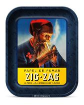 Bandeja de tarefas ZIG-ZAG Large Metal Vintage Blue 34x27 cm