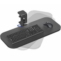 Bandeja de teclado e mouse VIVO MOUNT-KB04CB Clamp-on 58x25 cm