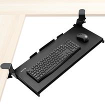 Bandeja de teclado VIVO MOUNT-KB10C para mesa de canto preta