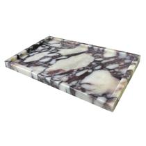 Bandeja de vaidade de mármore OAIQNUJ Natural Calacatta Viola 9,8x5,9 polegadas Bandeja de vaidade de mármore OAIQNUJ Natural Calacatta Viola 9,8x5,9 polegadas