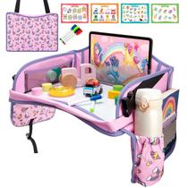 Bandeja de viagem Blissful Diary para cadeirinha infantil com kit de desenho