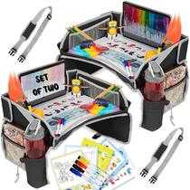 Bandeja de Viagem Infantil PILLANI 42 x 33 x 11 cm para Assento de Carro, Organizador, Kit com 2 Bandeja de Viagem Infantil PILLANI 42 x 33 x 11 cm para Assento de Carro, Organizador, Kit com 2