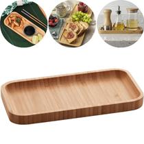 Bandeja Decorativa Apoio Retângular de Bambu Petisqueira Travessa Hire 28cm x 11cm x 1,5 Lyor Bandeja Decorativa Apoio Retângular de Bambu Petisqueira Travessa Hire 28cm x 11cm x 1,5 Lyor