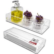 Bandeja Decorativa de Acrílico Transparente 6mm para Lavabo Bandeja Decorativa de Acrílico Transparente 6mm para Lavabo