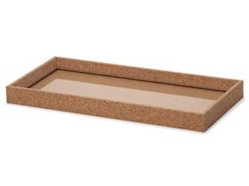 Bandeja decorativa decoração sala mesa em cortiça grande