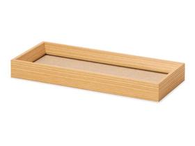 Bandeja Decorativa Decoração Sala Mesa Em Linho E Mdf