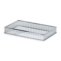 Bandeja decorativa Em Vidro Com Espelho prata Mart Bandeja decorativa Em Vidro Com Espelho prata Mart