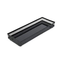 Bandeja Decorativa Espelhada Italiana Preta 35x13 cm Mek