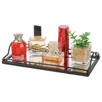 Bandeja Decorativa Espelhada Luxo Taças Velas Perfumes Bar Lavabo Banheiro Bandeja Decorativa Espelhada Luxo Taças Velas Perfumes Bar Lavabo Banheiro