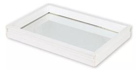 Bandeja Decorativa Espelhada Para Café Da Manha 38x25