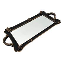 Bandeja decorativa estilo provençal espelho