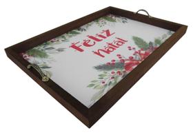 Bandeja Decorativa Festa Decoração Feliz Natal Mdf