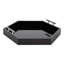 Bandeja decorativa Kate and Laurel Lipton Modern Hexagon 45cm Bandeja decorativa Kate and Laurel Lipton Modern Hexagon 45cm