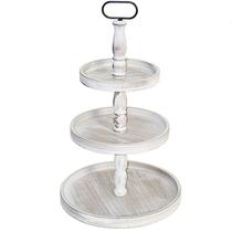 Bandeja decorativa Krismax Cupcake Stand, 3 camadas, estilo fazenda Bandeja decorativa Krismax Cupcake Stand, 3 camadas, estilo fazenda