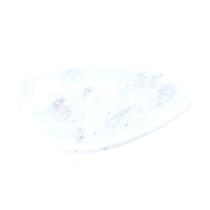 Bandeja Decorativa Marmore Branco Design Triangular 30x25cm