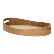 Bandeja Decorativa Multiuso Com Alças Para Servir E Decorar Em Madeira Tamanho Grande Bandeja Decorativa Multiuso Com Alças Para Servir E Decorar Em Madeira Tamanho Grande