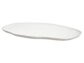 Bandeja Decorativa Multiuso Em Cerâmica Design Orgânico Rústico Organizador Mesa Escritório Sala