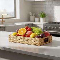 Bandeja Decorativa Multiuso Servir Retangular