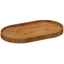 Bandeja Decorativa Oval 50cm Madeira Sala Cozinha Escritório Cinamomo
