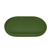 Bandeja Decorativa Oval Verde Militar Un - Tasil