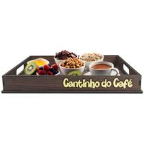 Bandeja Decorativa para servir Café Cantinho do Café na Cama