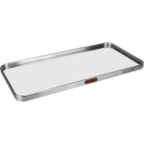 BANDEJA DECORATIVA PARA SERVIR RETANGULAR HOME&CO COM ESPELHO METAL 1x40x20cm PRATA BANDEJA DECORATIVA PARA SERVIR RETANGULAR HOME&CO COM ESPELHO METAL 1x40x20cm PRATA